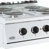 Combisteel Countertop Electric 4 Ring Boiling Top - 7178.0220
