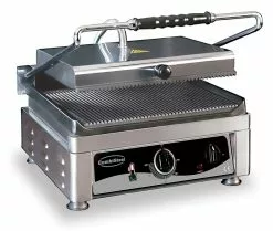Combisteel Single Contact Grill Ribbed Top Ribbed Bottom - 7491.0005