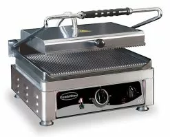 Combisteel Single Large Contact Grill Ribbed Top Ribbed Bottom - 7491.0020