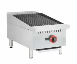 Empire Single Burner Gas Countertop Chargrill Charbroiler 300mm Wide - EMP-RFS-15-R-OZ