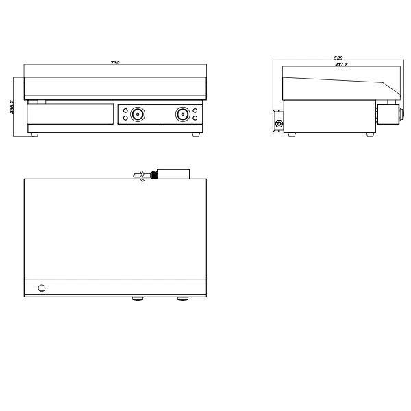 Blizzard 4000W Flat Top Double Griddle - BG2A 2 Blizzard 4000W Flat Top Double Griddle - BG2A - Image 2