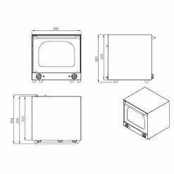 Blizzard Convection Oven - BCO1 -Cooking Equipment shop blizzard convection oven bco1 23682 1 p5B35D