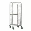 Bourgeat Double Gastronorm Racking Trolley 15 Shelves - P061