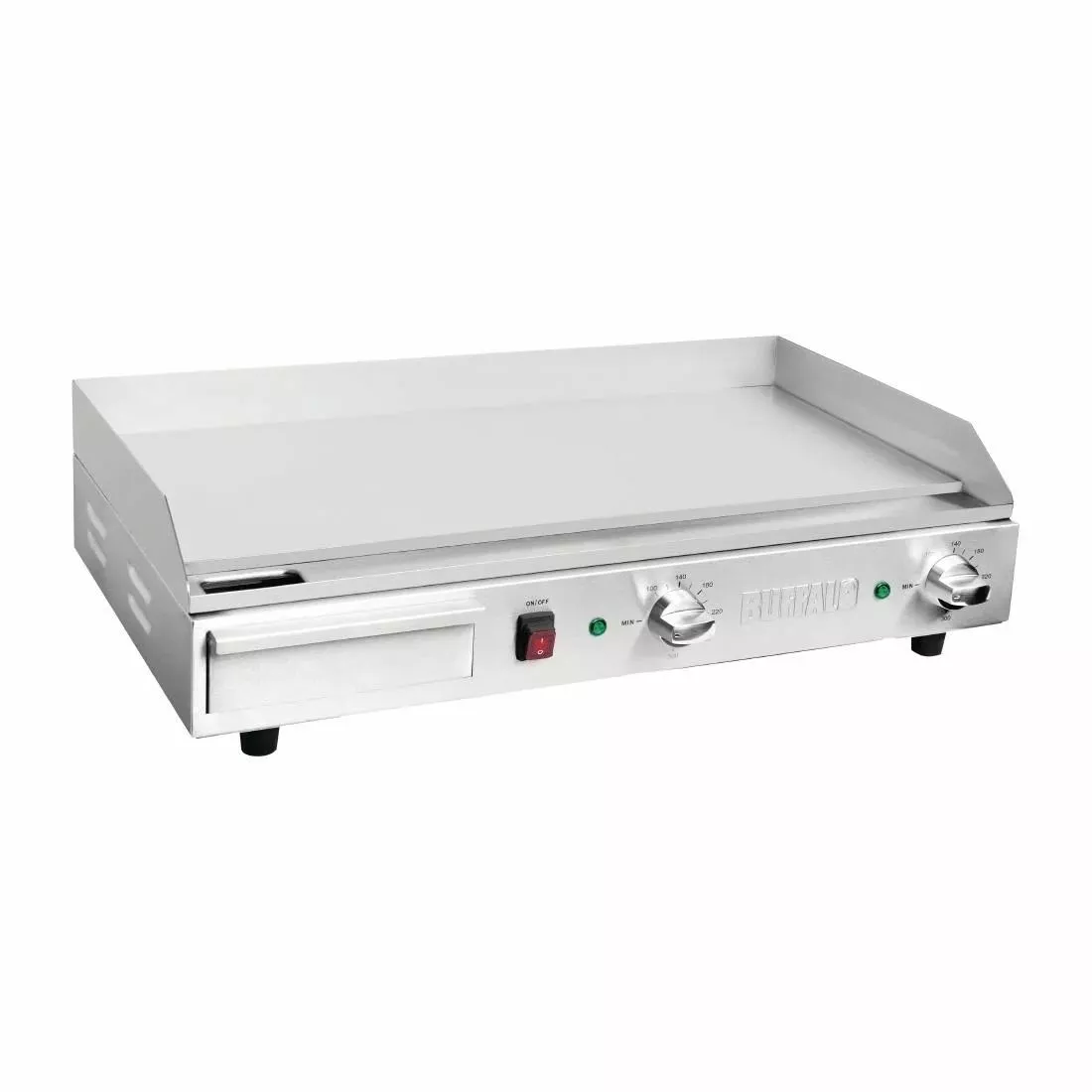 Buffalo Extra Wide Steel Plate Countertop Electric Griddle - DB167 1 Buffalo Extra Wide Steel Plate Countertop Electric Griddle - DB167