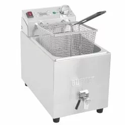 Buffalo Single Tank Single Basket 8Ltr Countertop Fryer With Timer 6kW - FC376