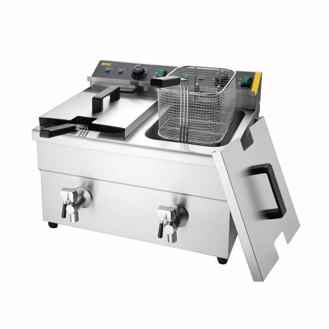 Buffalo Twin Tank Induction Fryer 2x3kW - CT012 2 Buffalo Twin Tank Induction Fryer 2x3kW - CT012 - Image 2