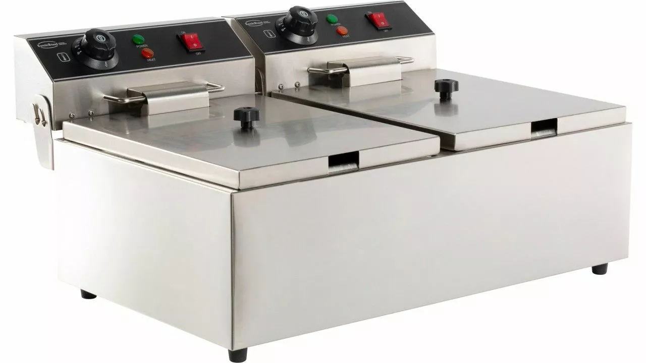 Combisteel Electric Counter Top Fryer 2x6 L - 7455.1008 1 Combisteel Electric Counter Top Fryer 2x6 L - 7455.1008