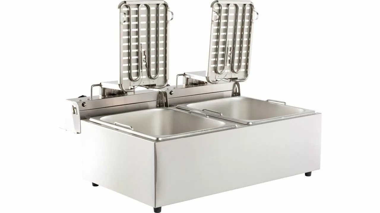 Combisteel Electric Counter Top Fryer 2x6 L - 7455.1008 4 Combisteel Electric Counter Top Fryer 2x6 L - 7455.1008 - Image 4