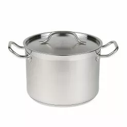 Combisteel Stainless Steel Midi Stock Pot With Lid 22 Litre - 7501.0060