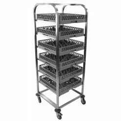 Craven St/Steel Dishwasher Basket Trolley - DN595
