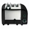 Dualit 2 + 1 Combi Vario 3 Slice Toaster Black 31205 - CD343