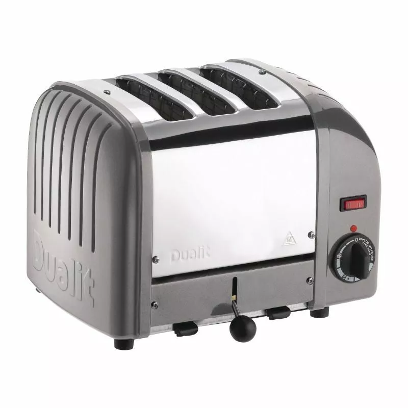 Dualit 3 Slice Vario Toaster Metallic Silver 30081 - CD318 1 Dualit 3 Slice Vario Toaster Metallic Silver 30081 - CD318