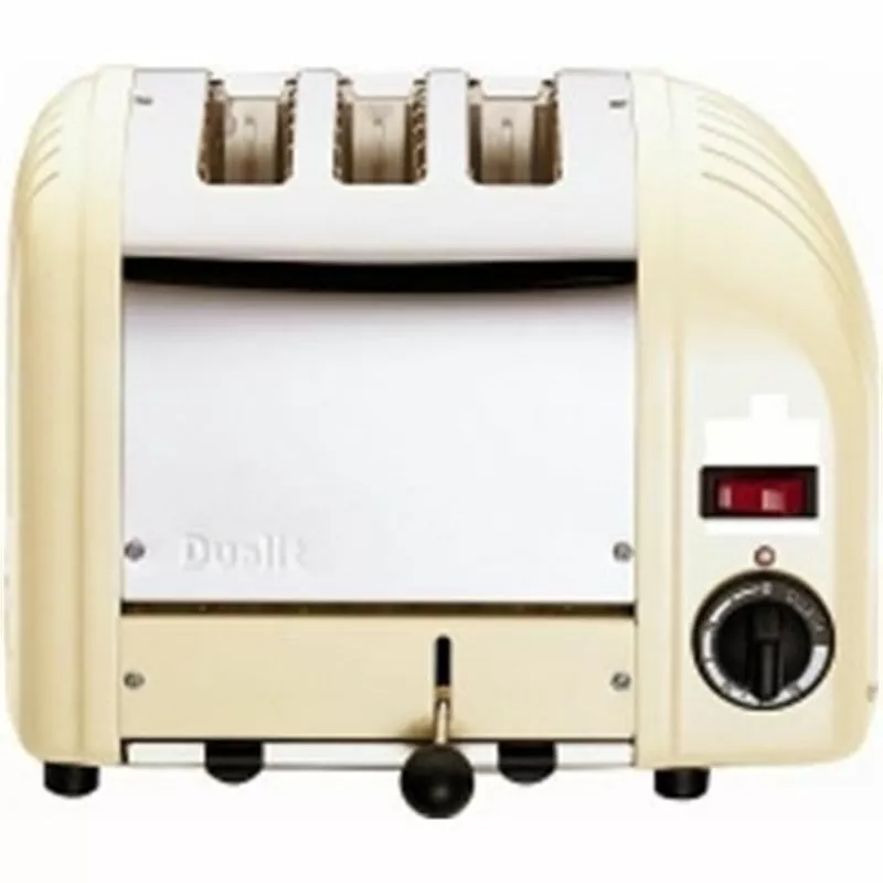 Dualit 3 Slice Vario Toaster Utility Cream 30086 - CD322 1 Dualit 3 Slice Vario Toaster Utility Cream 30086 - CD322