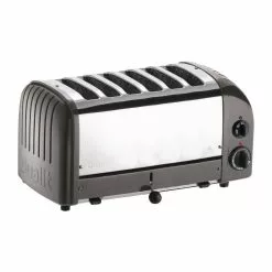 Dualit 6 Slice Vario Toaster Charcoal 60156 - E269