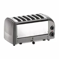 Dualit 6 Slice Vario Toaster Metallic Silver 60147 - CD336