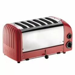Dualit 6 Slice Vario Toaster Red 60154 - GD395