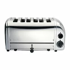 Dualit Bun Toaster 6 Bun Metallic Silver 61028 - CD388