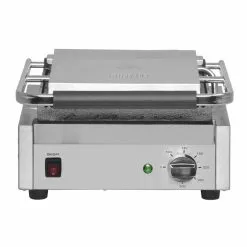 Buffalo Bistro Large Ribbed Contact Grill - DY995