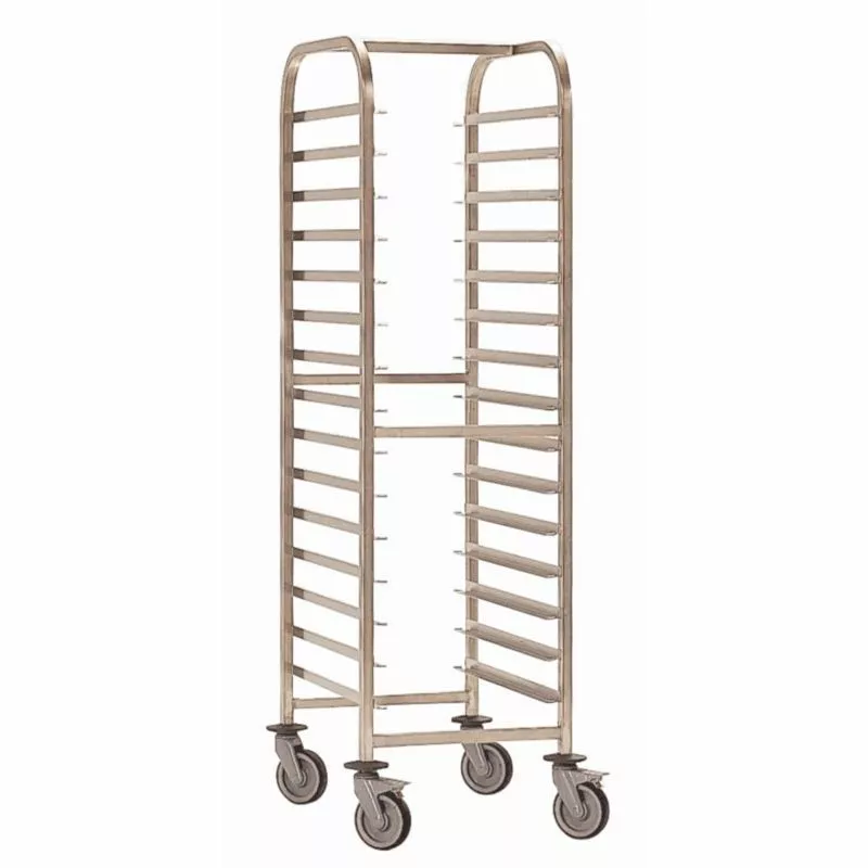 EAIS Stainless Steel Trolley 15 Shelves - DP298 1 EAIS Stainless Steel Trolley 15 Shelves - DP298