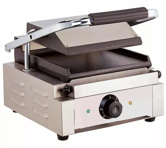 Empire Contact Panini Grill Ribbed Top Flat Bottom - EMP-GH811 1 Empire Contact Panini Grill Ribbed Top Flat Bottom - EMP-GH811