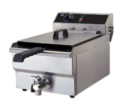 Empire Electric Fryer With Drain Tap 12 Litre - EMP-ESF-12-DT