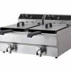 Empire Electric Twin Tank Fryer With Drain Tap - 2 X 12 Litre