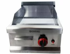 Empire Gas Griddle Chrome Plated 400mm Wide - EMP-GD400-CHROME -Cooking Equipment shop empire gas griddle chrome plated 400mm wide emp gd400 chrome 64876 p5B25D