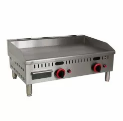 Empire 2 Burner Gas Griddle Counter Top 760mm Wide - EMP-PL-JY-760