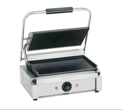 Empire Large Contact Panini Grill Ribbed Top Flat Bottom - EMP-GH811L