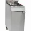Empire Twin Basket Single Tank Free Standing Gas Fryer 4 Burner With LPG Conversion Kit 28Ltr - EMP-MGEF-4-OZ