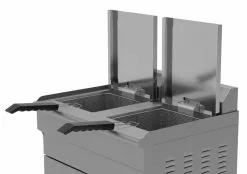 Empire Twin Tank Electric Free Standing Fryer 2 X 16 Litre - EMP-FSEF-14V-2 -Cooking Equipment shop empire twin tank electric free standing fryer 2 x 14 litre emp fsef 14v 2 168790 p5B55D