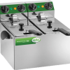 Fama Industrie Fama 4+4 Litre Double Tank Electric Fryer 2Kw X 2 - MFR240