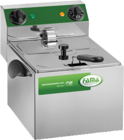 Fama Industrie Fama 8 Litre Single Tank Electric Fryer 2Kw - MFR80
