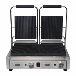 Buffalo Double Ribbed Contact Grill - FC383