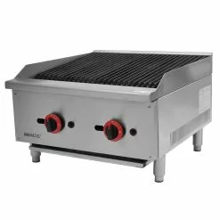 IMettos Charbroiler Gas Countertop Charbroiler 2 Burner - 101055