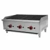 IMettos Charbroiler Gas Countertop Charbroiler 3 Burner - 101056