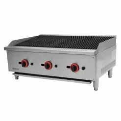IMettos Charbroiler Gas Countertop Charbroiler 3 Burner - 101056