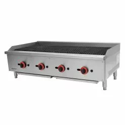 IMettos Charbroiler Gas Countertop Charbroiler 4 Burner - 101057