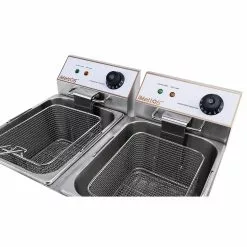 IMettos Electric Deep Fat Fryer 2 X 8 Ltr Twin Tank - 161003 -Cooking Equipment shop imettos electric deep fat fryer 2 x 8 ltr twin tank 161003 174562 p5B35D