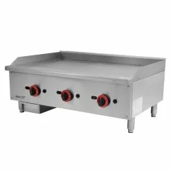 IMettos Gas Countertop Griddle Triple Control - 101059