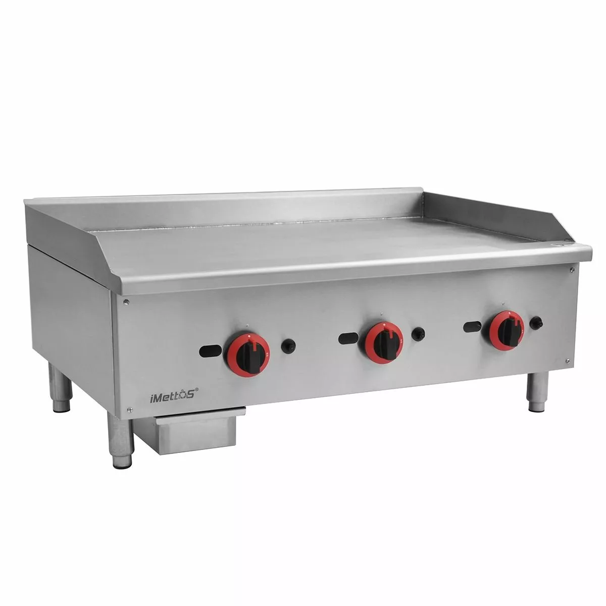 IMettos Gas Countertop Griddle Triple Control - 101059 2 IMettos Gas Countertop Griddle Triple Control - 101059 - Image 2