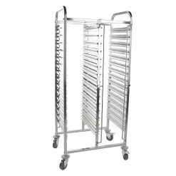 IMettos Racking Trolley 30 Shelves Double Row For GN Pan1/1 - 301008 -Cooking Equipment shop imettos racking trolley 30 shelves double row for gn pan1 1 301008 167151 p5B25D