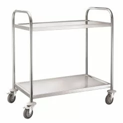 IMettos Service Trolley 2 Tier With Round Tube - 301003