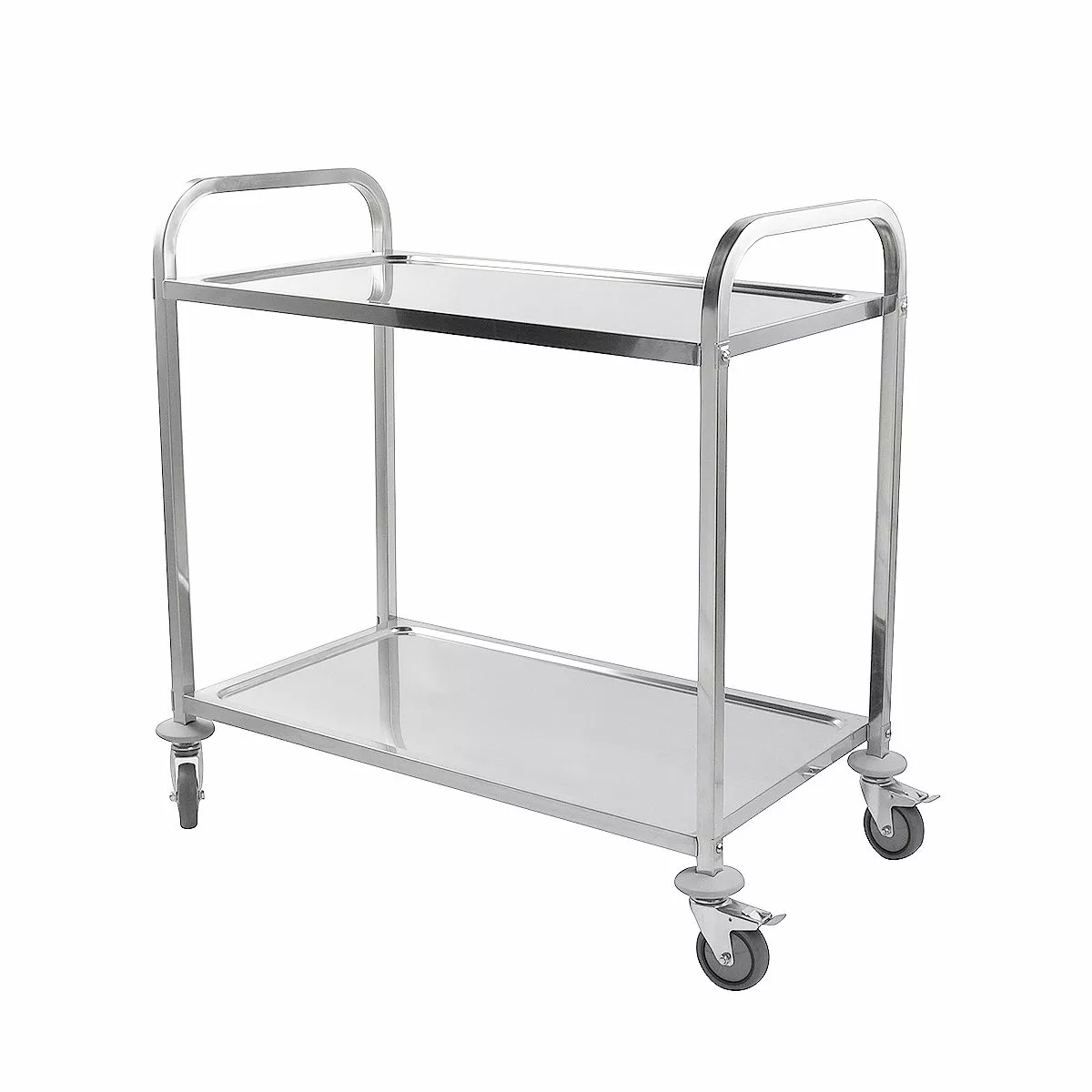 IMettos Service Trolley 2 Tier With Square Tube - 301001 1 IMettos Service Trolley 2 Tier With Square Tube - 301001