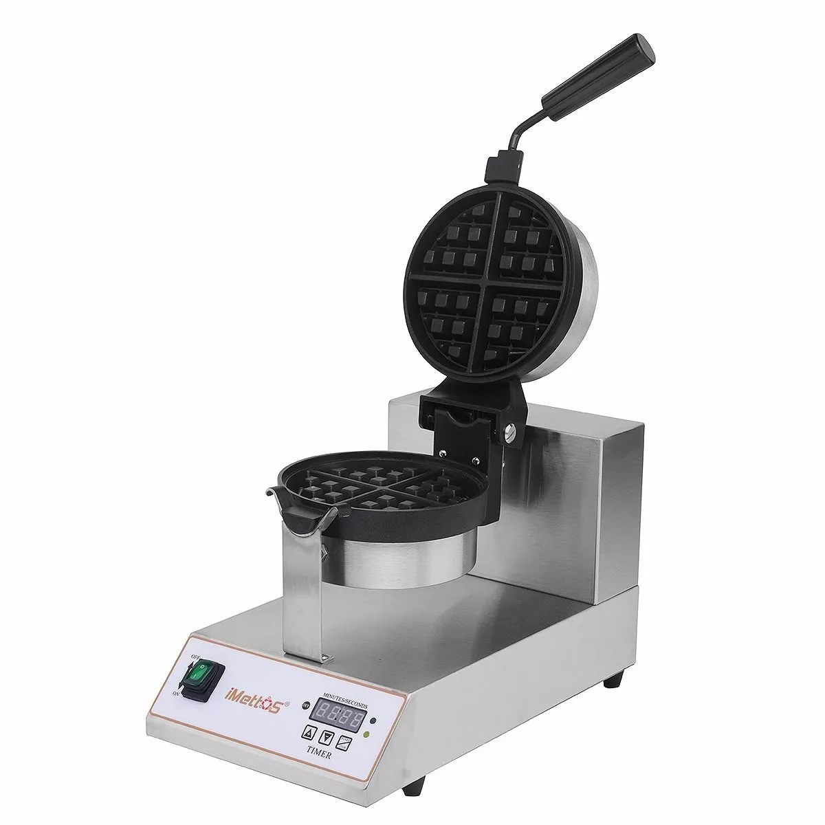 IMettos Waffle Maker Double Waffle Cone 170mm Single Maker - 101021 1 IMettos Waffle Maker Double Waffle Cone 170mm Single Maker - 101021