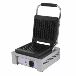 IMettos Waffle Maker Double Waffle Cone Twin Square Pattern - 101022