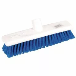 Jantex Hygiene Broom Soft Bristle Blue 12in - DN829