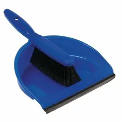 Jantex Soft Dustpan And Brush Set Blue - CC932