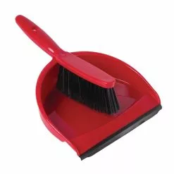 Jantex Soft Dustpan And Brush Set Red - CC931
