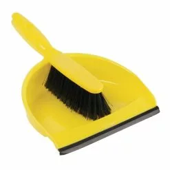 Jantex Soft Dustpan And Brush Set Yellow - CC930